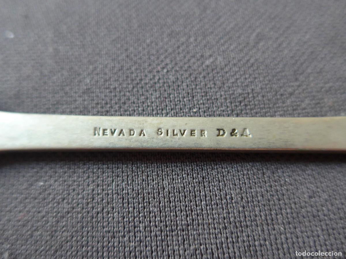 Antig&uuml;edades: CUCHARA NEVADA SILVER D & A CON MARCAS - Foto 3