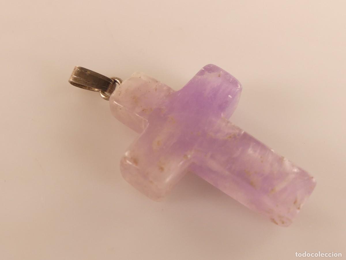 Antiquit&auml;ten: BONITO COLGANTE CRUZ HECHO DE PIEDRA NATURAL