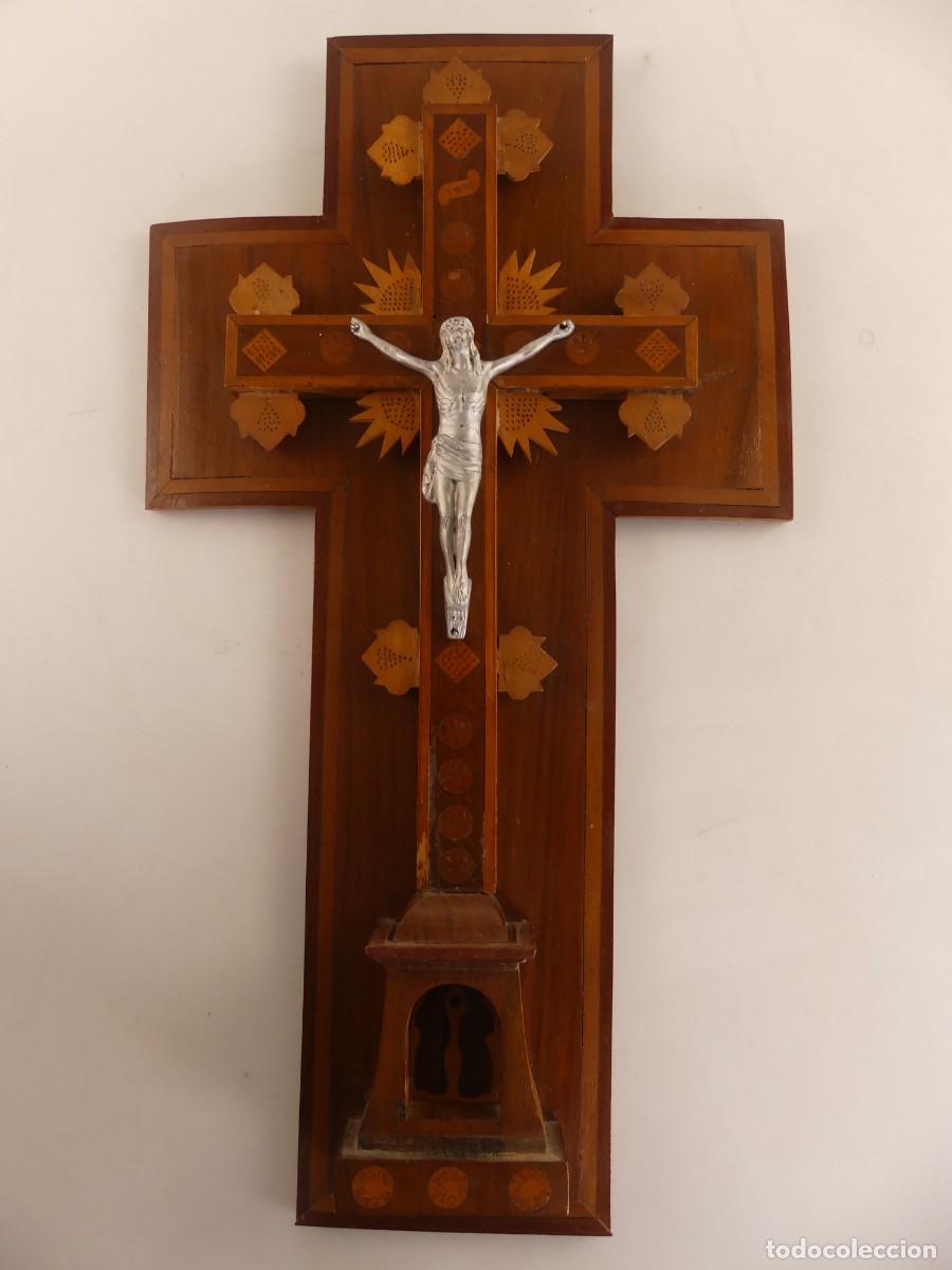 Antiguidades: CRUCIFIJO SOUVENIR DE JERUSALEM