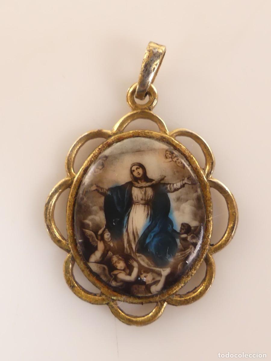 Antiquit&auml;ten: COLGANTE MEDALLA RELIGIOSA