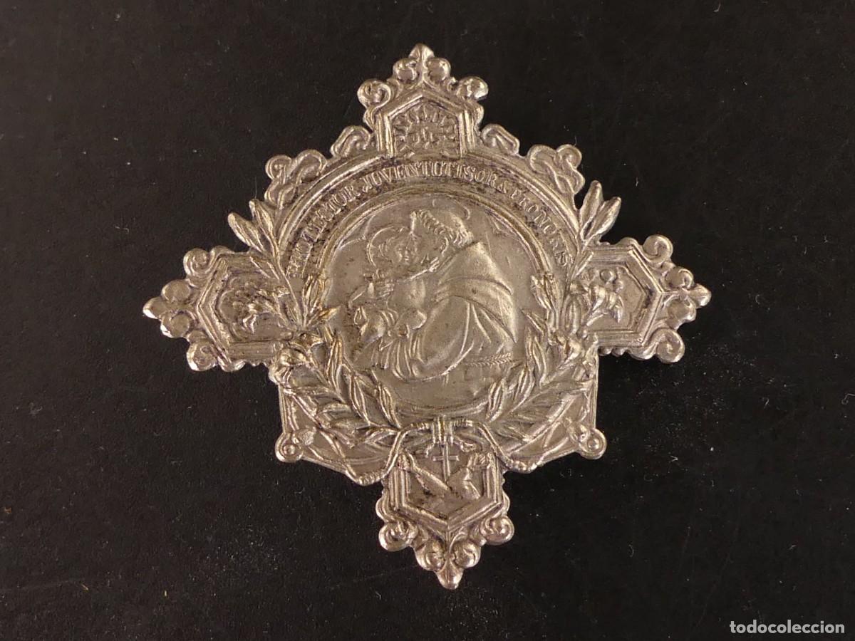 Antiquit&auml;ten: BROCHE MEDALLA SAN ANTONIO DE PADUA Y NI&Ntilde;O JESUS