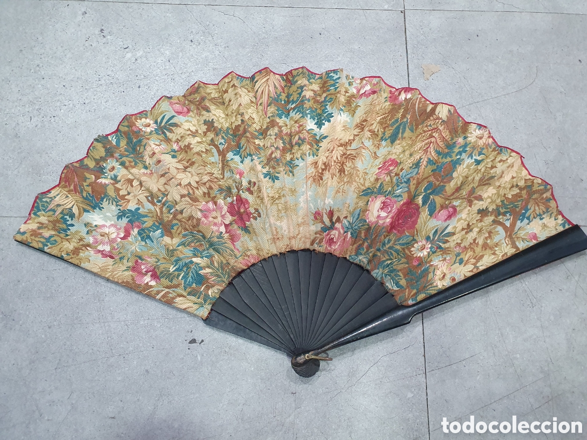 Antiques: Antiguo abanico gran tama&ntilde;o. (L66)