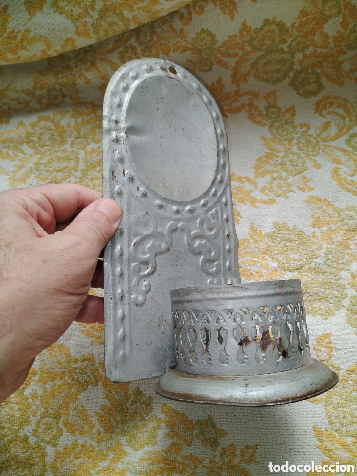 Antig&uuml;edades: Lote de l&aacute;mparas de cristal. Quinqu&eacute;s - Foto 11
