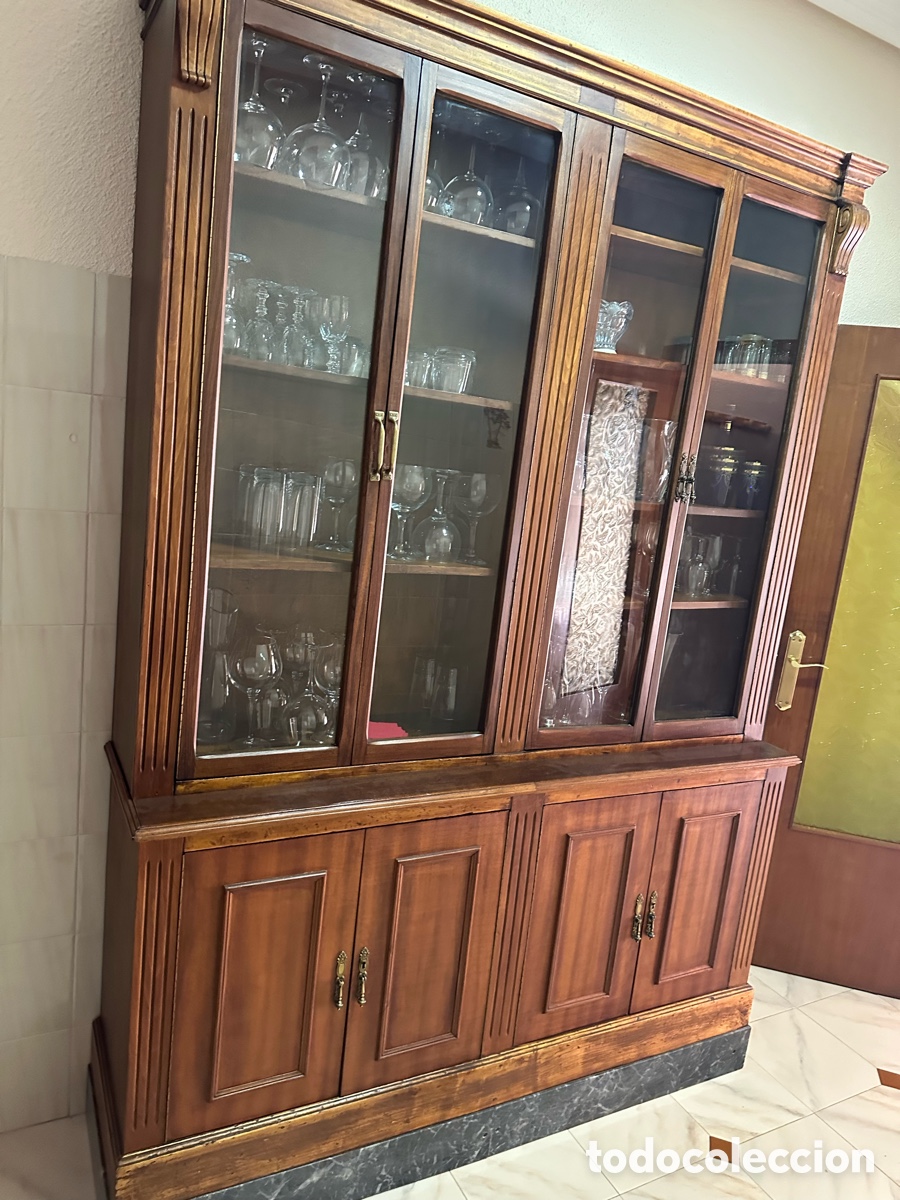Antig&uuml;edades: Vitrina Inglesa Siglo XlX - Foto 2