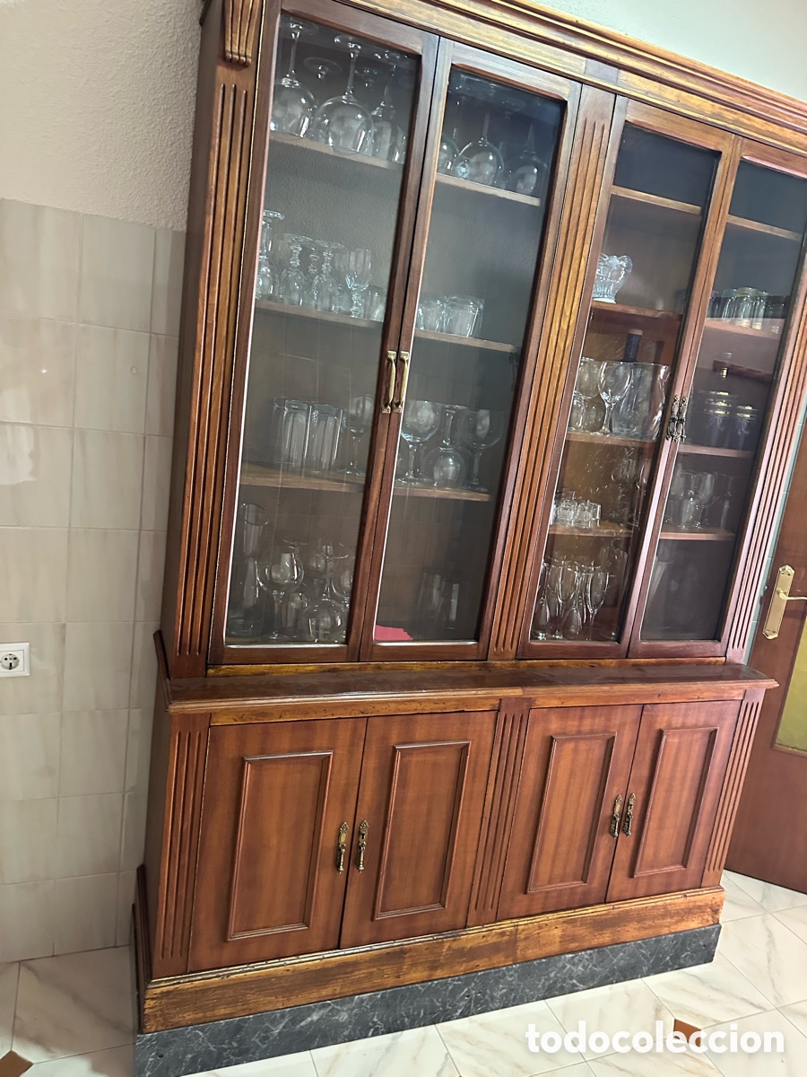Antig&uuml;edades: Vitrina Inglesa Siglo XlX - Foto 7