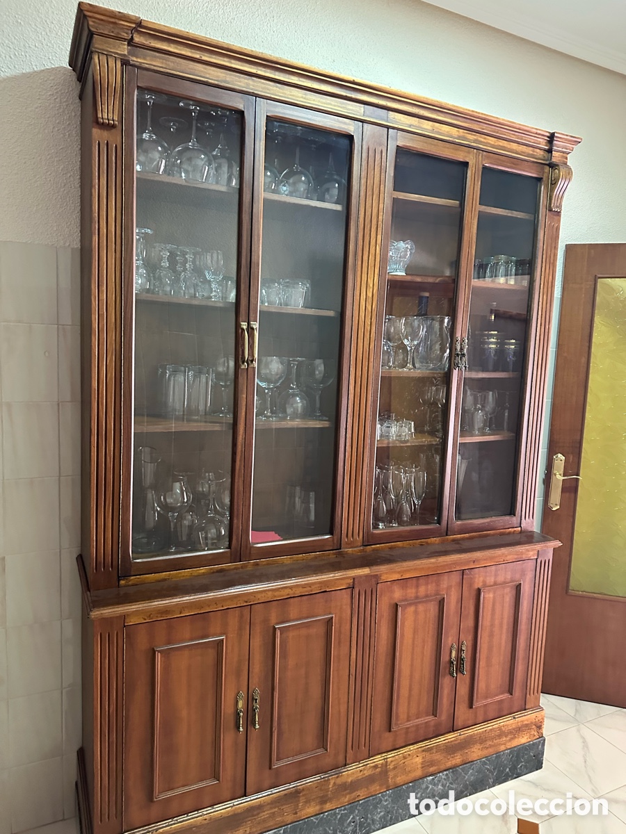 Antig&uuml;edades: Vitrina Inglesa Siglo XlX - Foto 8