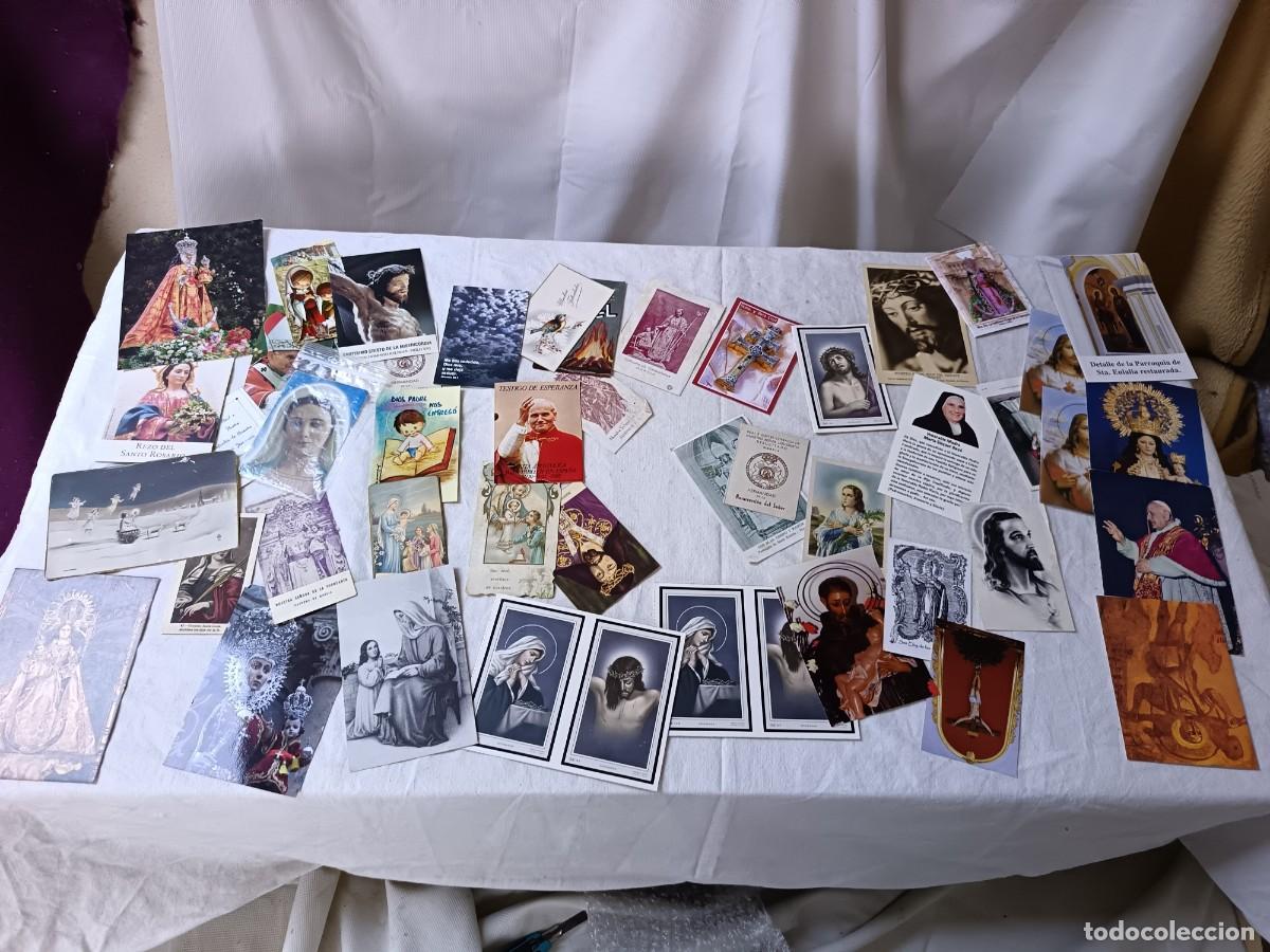 Antiquit&eacute;s: Lote de estampillas religiosas, varios tipos y a&ntilde;os, a clasificar