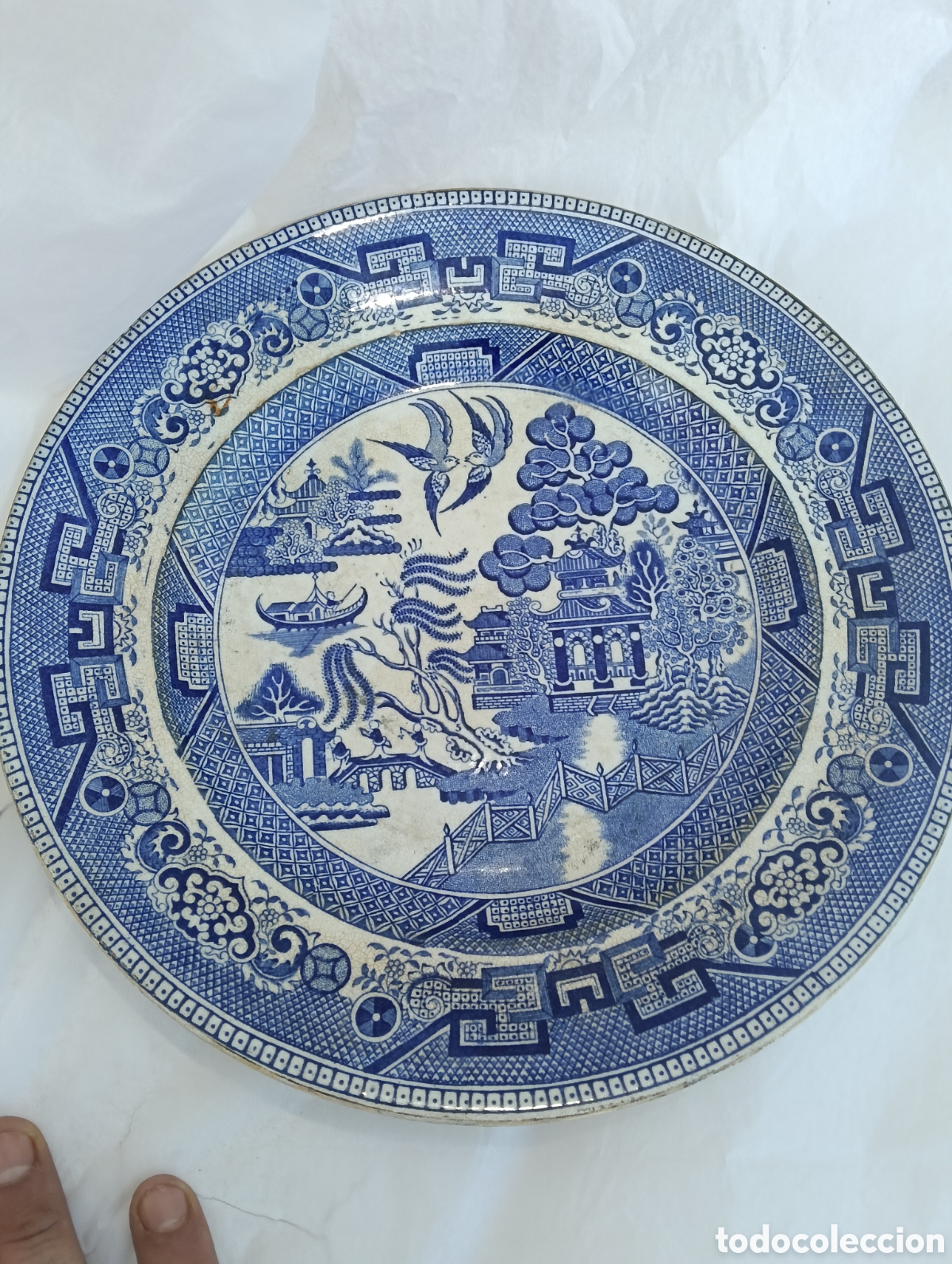 Antig&uuml;edades: Plato porcelana chino