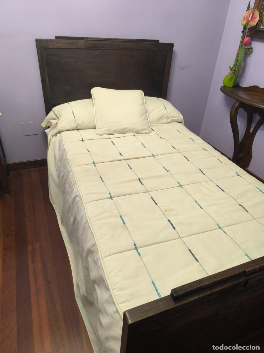 Antig&uuml;edades: Cama individual antigua vintage