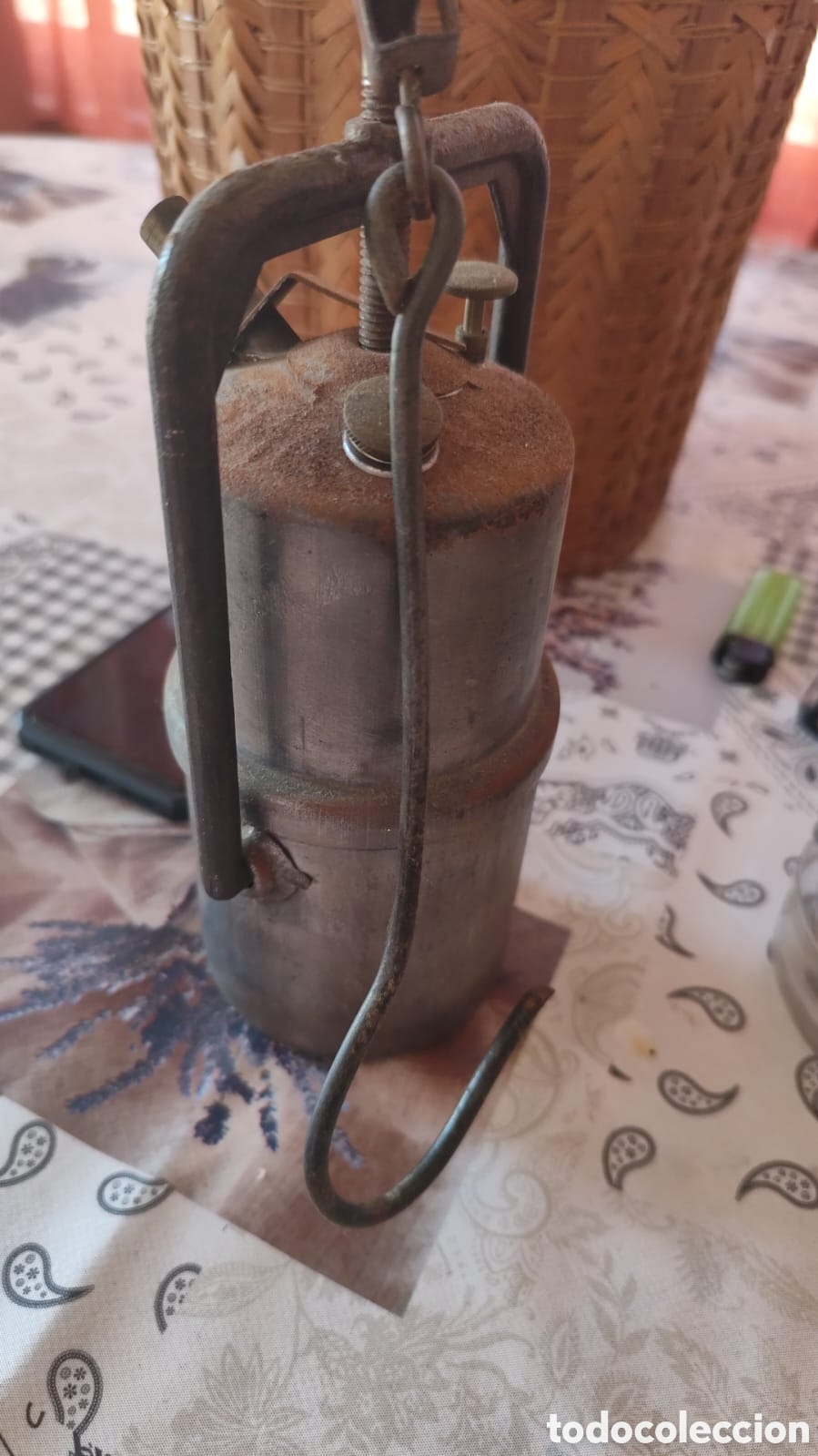 Antig&uuml;edades: Antiguo farol de carburo