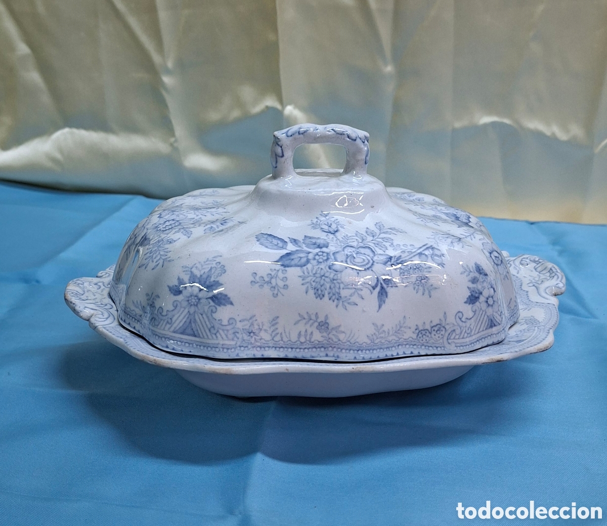 Antiques: Ensaladera Inglesa Siglo XIX