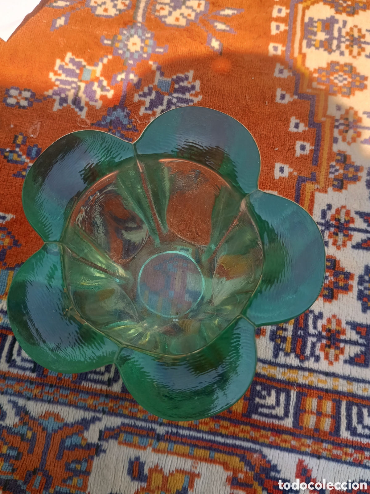 Antig&uuml;edades: Cenicero cristal art Deco - Foto 2
