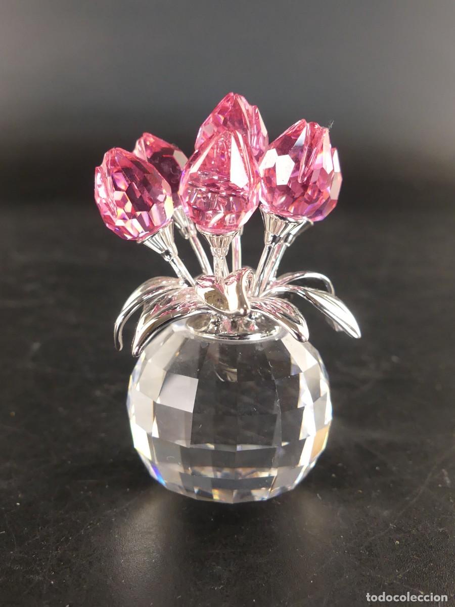Antig&uuml;edades: FIGURA MINIATURA DE CRISTAL