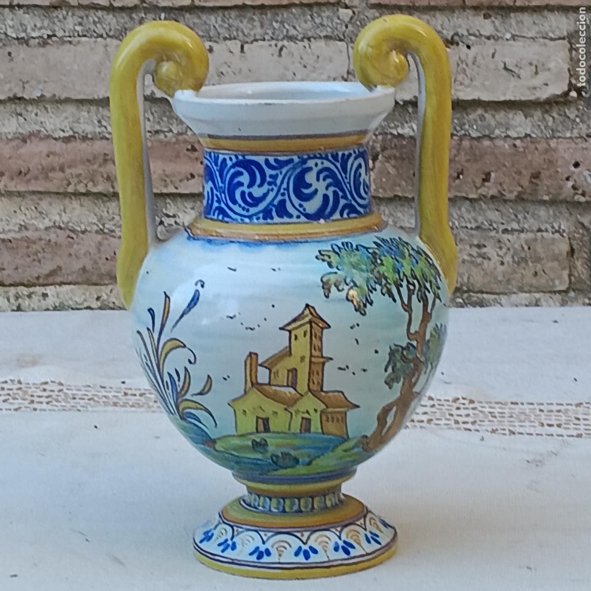 Antiguidades: JARRA ANTIGUA EN CERAMICA DE RUIZ DE LUNA - TALAVERA DE LA REINA ( TOLEDO )