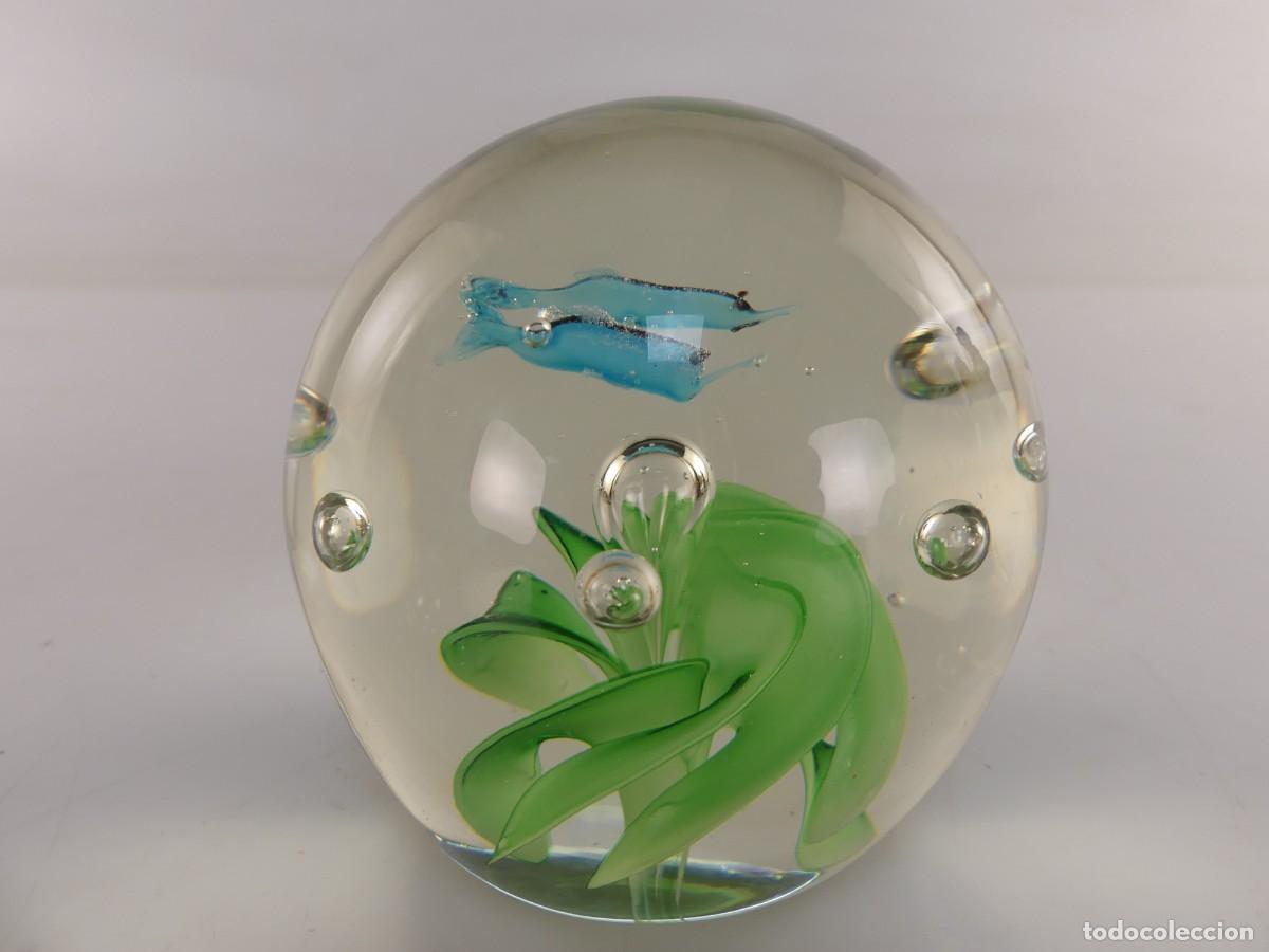 Antig&uuml;edades: Preciosa Bola Pisapapeles de Cristal de Murano bonita Decoraci&oacute;n