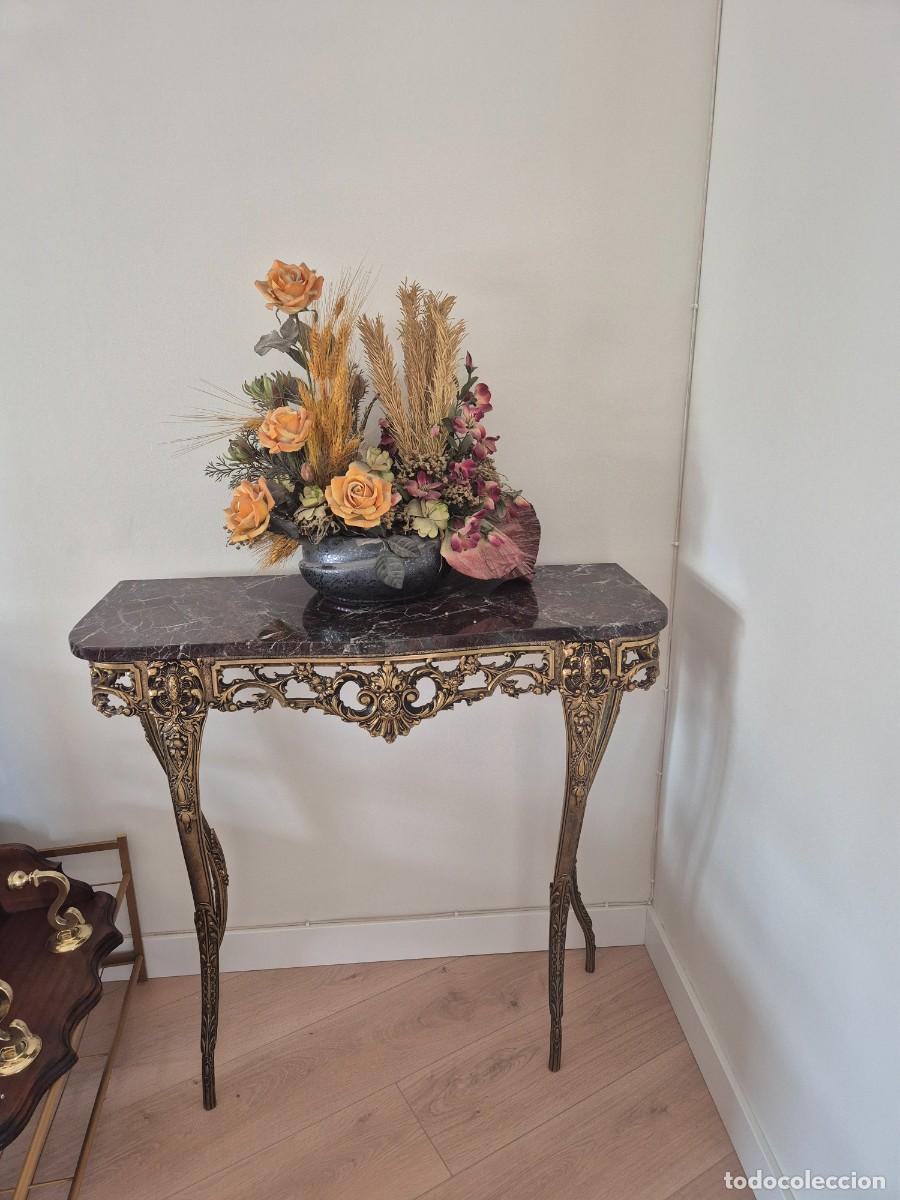 Antig&uuml;edades: Conjunto consola y espejo - Foto 3