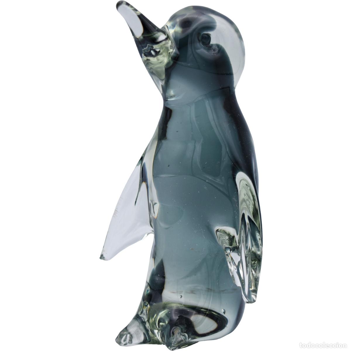 Antig&uuml;edades: Murano - Ping&uuml;ino de cristal - Foto 1