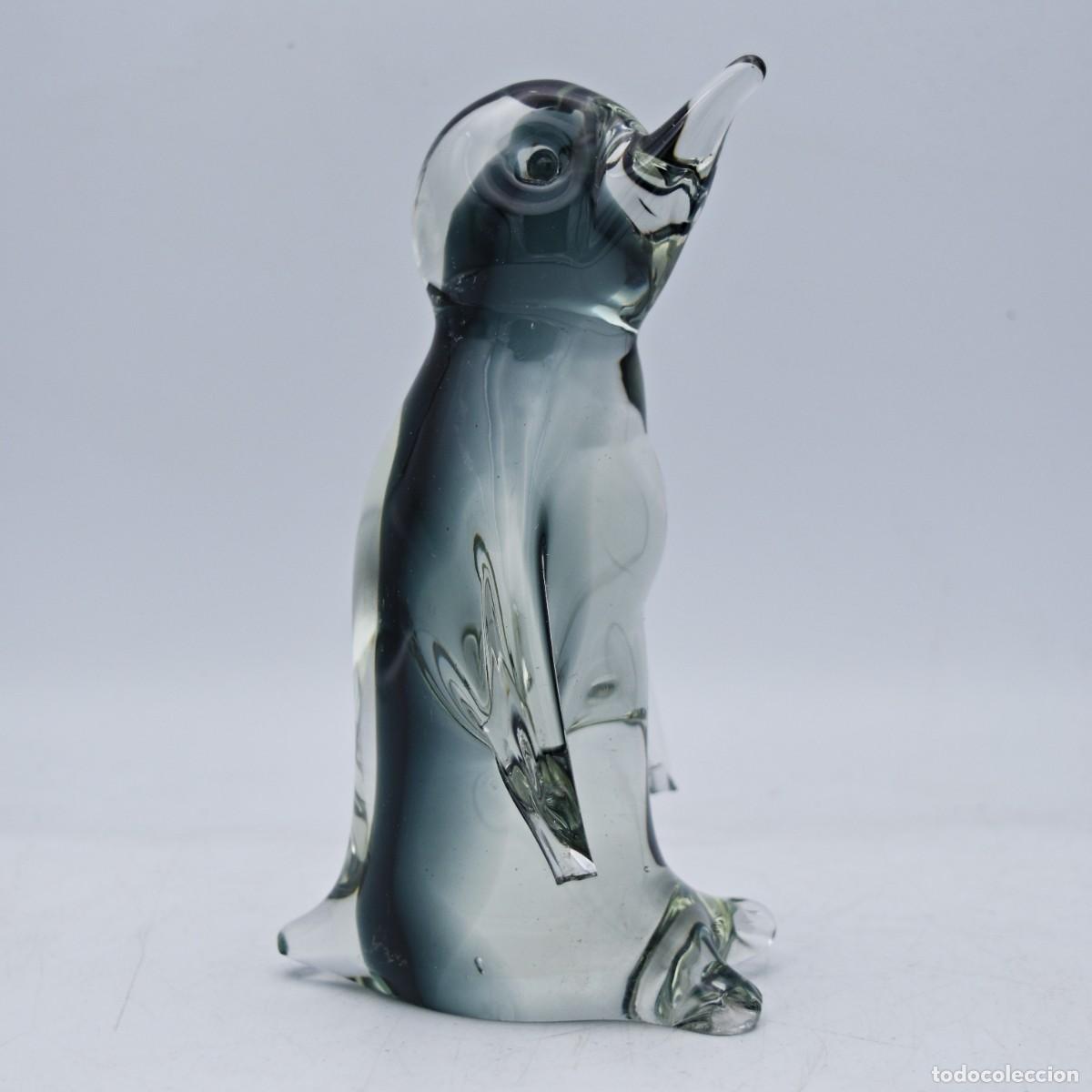 Antig&uuml;edades: Murano - Ping&uuml;ino de cristal - Foto 3