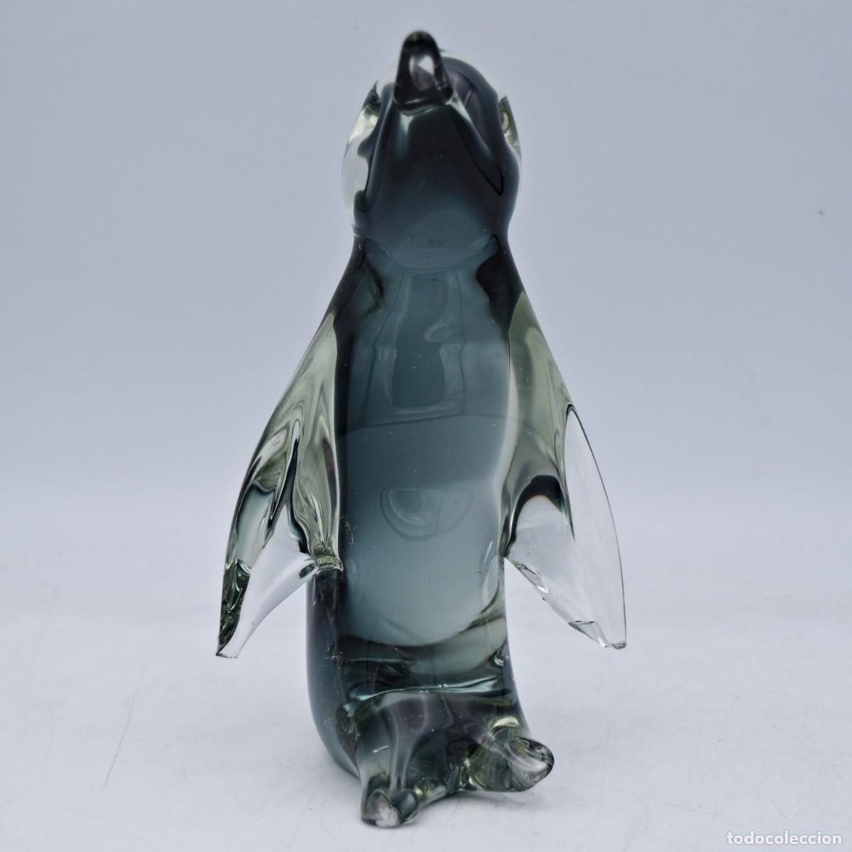 Antig&uuml;edades: Murano - Ping&uuml;ino de cristal - Foto 4