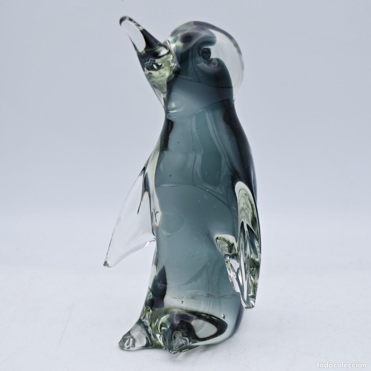 Antig&uuml;edades: Murano - Ping&uuml;ino de cristal - Foto 5