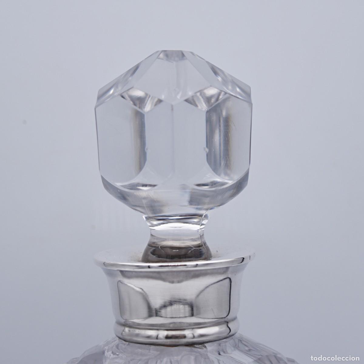 Antig&uuml;edades: Botella / licorera con gollete de plata - Foto 6