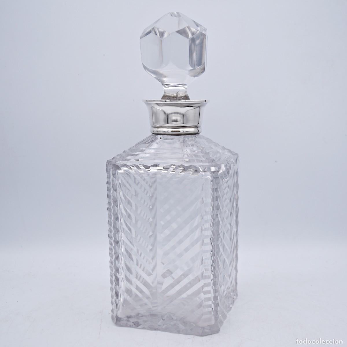 Antig&uuml;edades: Botella / licorera con gollete de plata - Foto 7