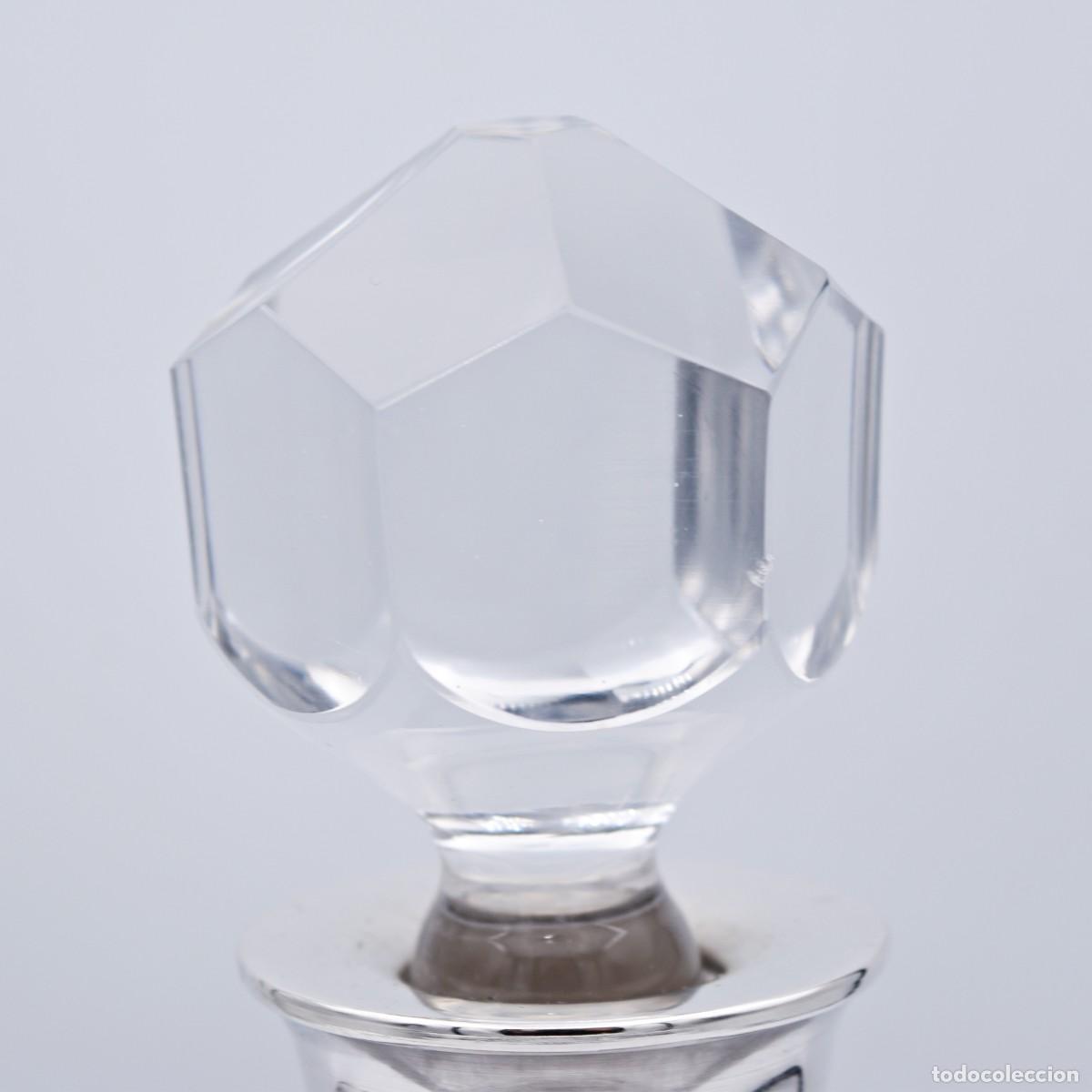 Antig&uuml;edades: Botella / licorera con gollete de plata - Foto 9