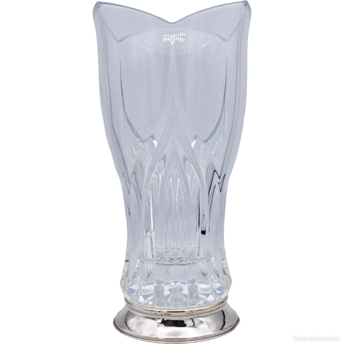 Antiquit&auml;ten: Jarr&oacute;n de cristal y plata