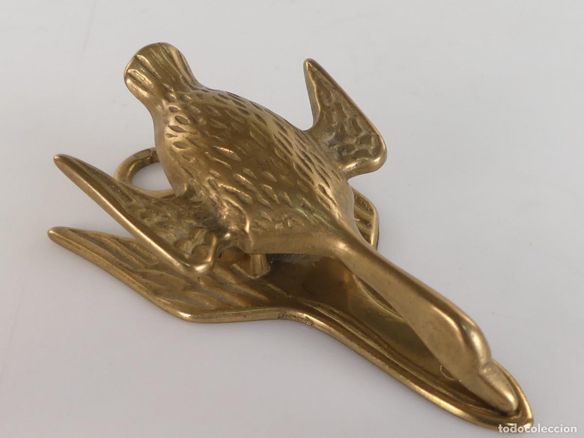 Antiques: INTERESANTE PINZA FORMA DE PATO HECHA DE LATON O BRONCE