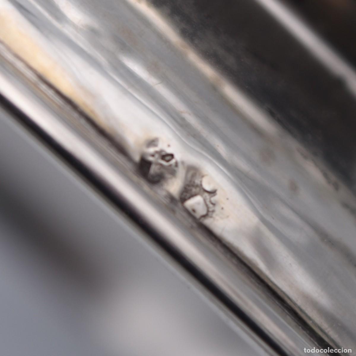 Antig&uuml;edades: Jarra de plata y cristal tallado - Foto 3