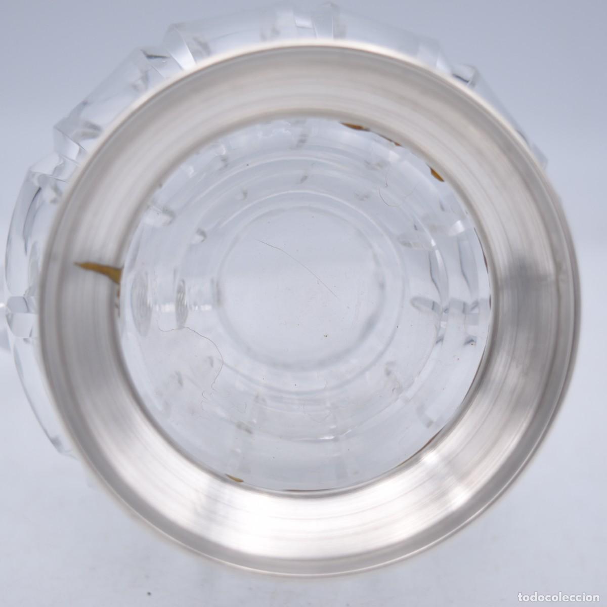 Antig&uuml;edades: Jarra de plata y cristal tallado - Foto 7