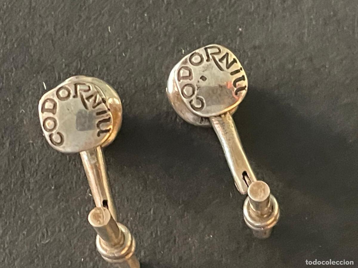 Antig&uuml;edades: GEMELOS EN PLATA CODORNIU EN FORMA DE TAPON DE CAVA . - Foto 2