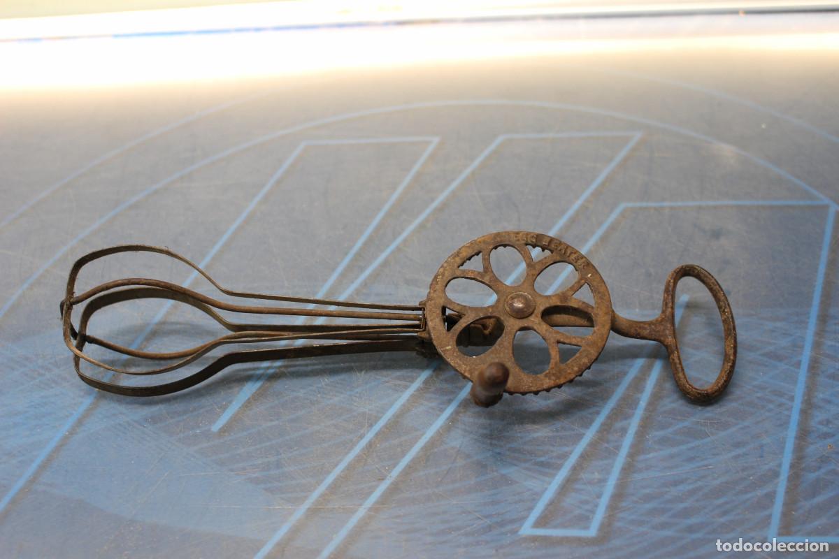 Antig&uuml;edades: Antigua batidora manual. Egg Beater. - Foto 4