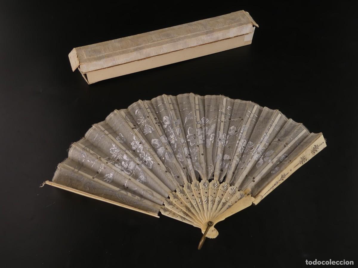Oggetti Antichi: ANTIGUO ABANICO DECORADO A MANO &ndash; PARA RESTAURAR