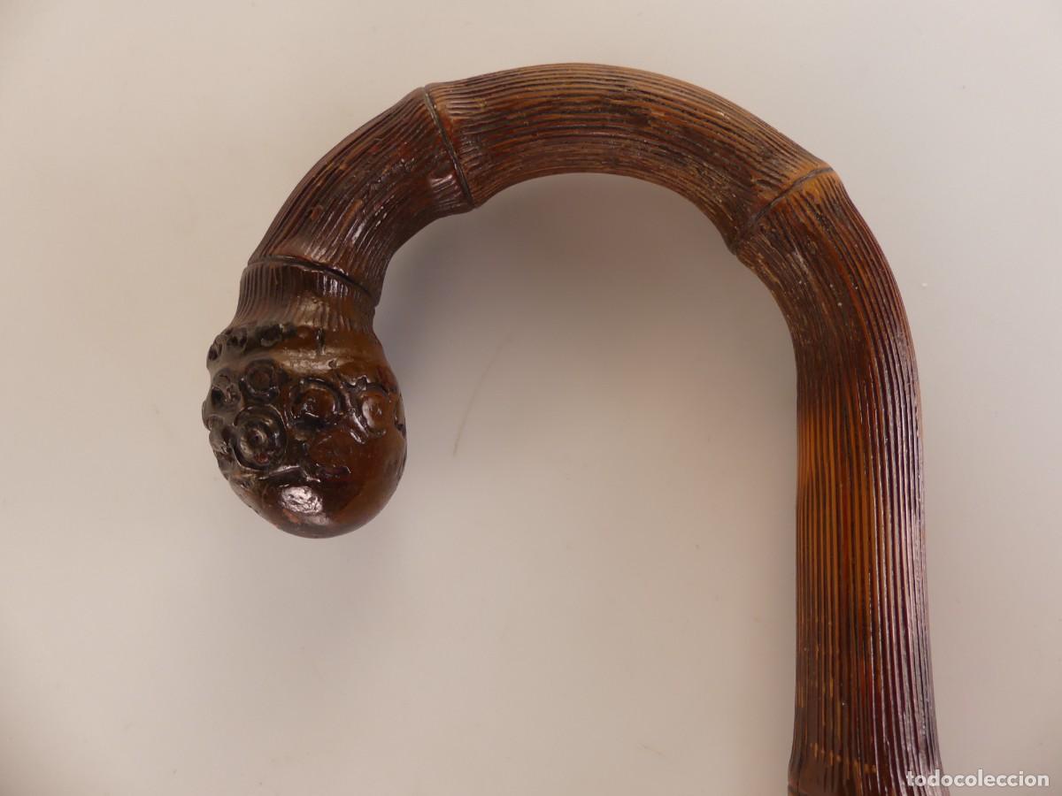 Oggetti Antichi: BONITO BASTON DE MADERA OBJETO DE COLECCI&Oacute;N