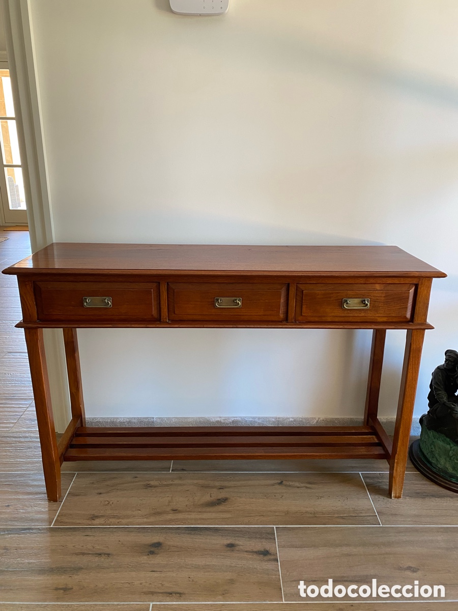 Antig&uuml;edades: Mesa de madera teca decoraci&oacute;n - Foto 1