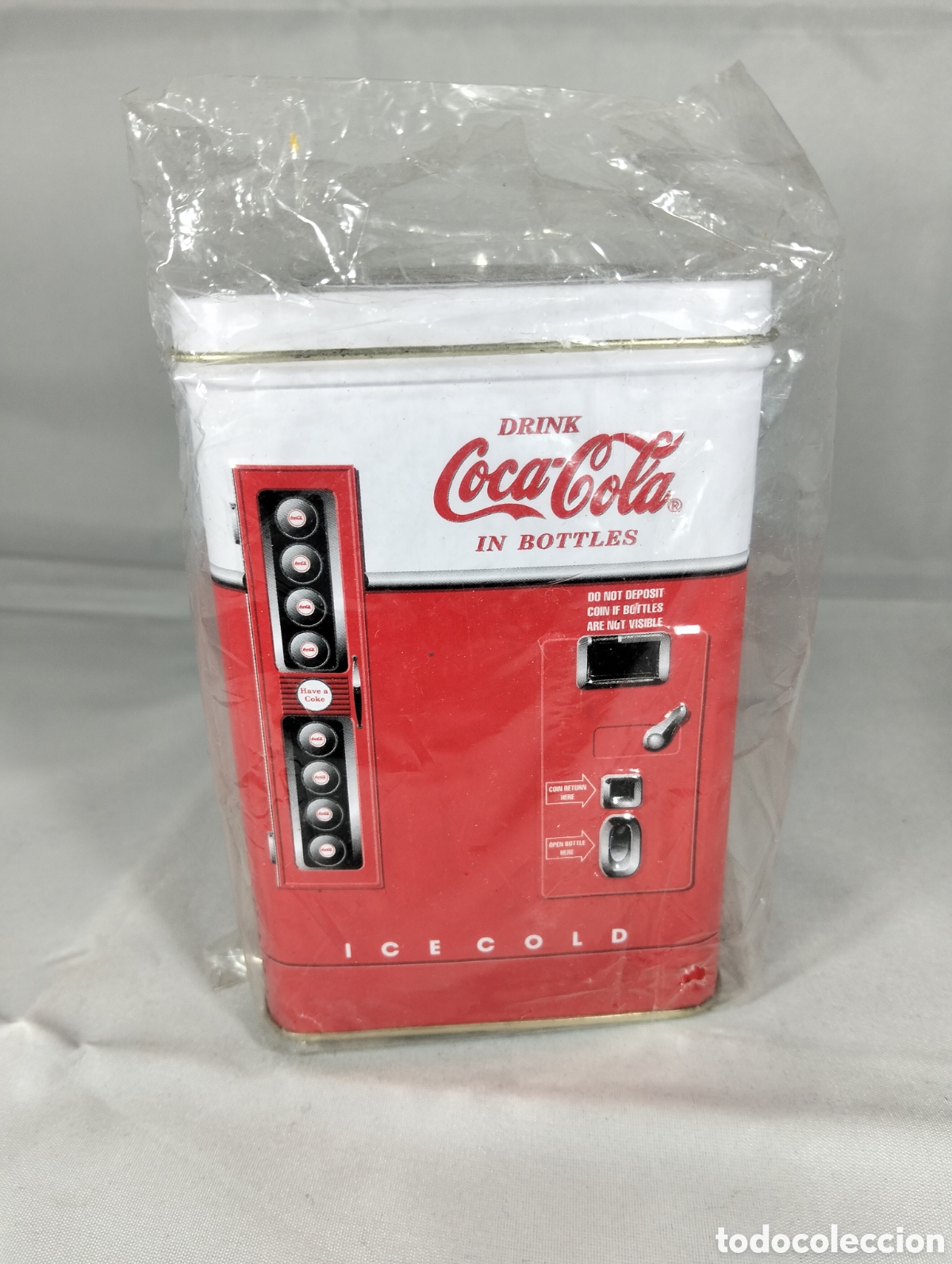 Antig&uuml;edades: Latas antiguas Coca cola
