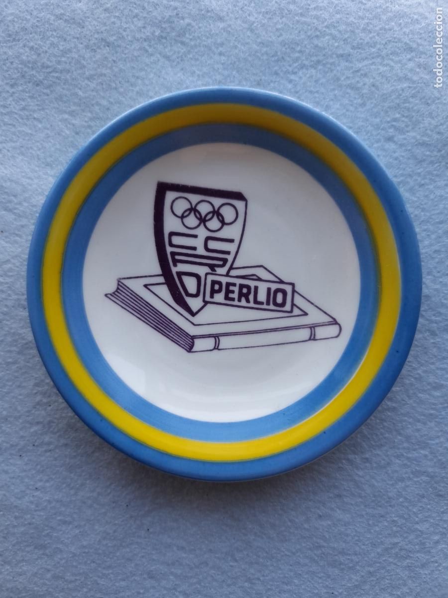 Antig&uuml;edades: Platillo Porcelana del Castro. Sargadelos. CCRD Perl&iacute;o. Ferrol.