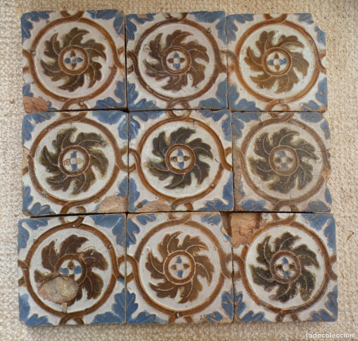 Antig&uuml;edades: Azulejo, Azulejos Espa&ntilde;ol, Toledo siglo 16