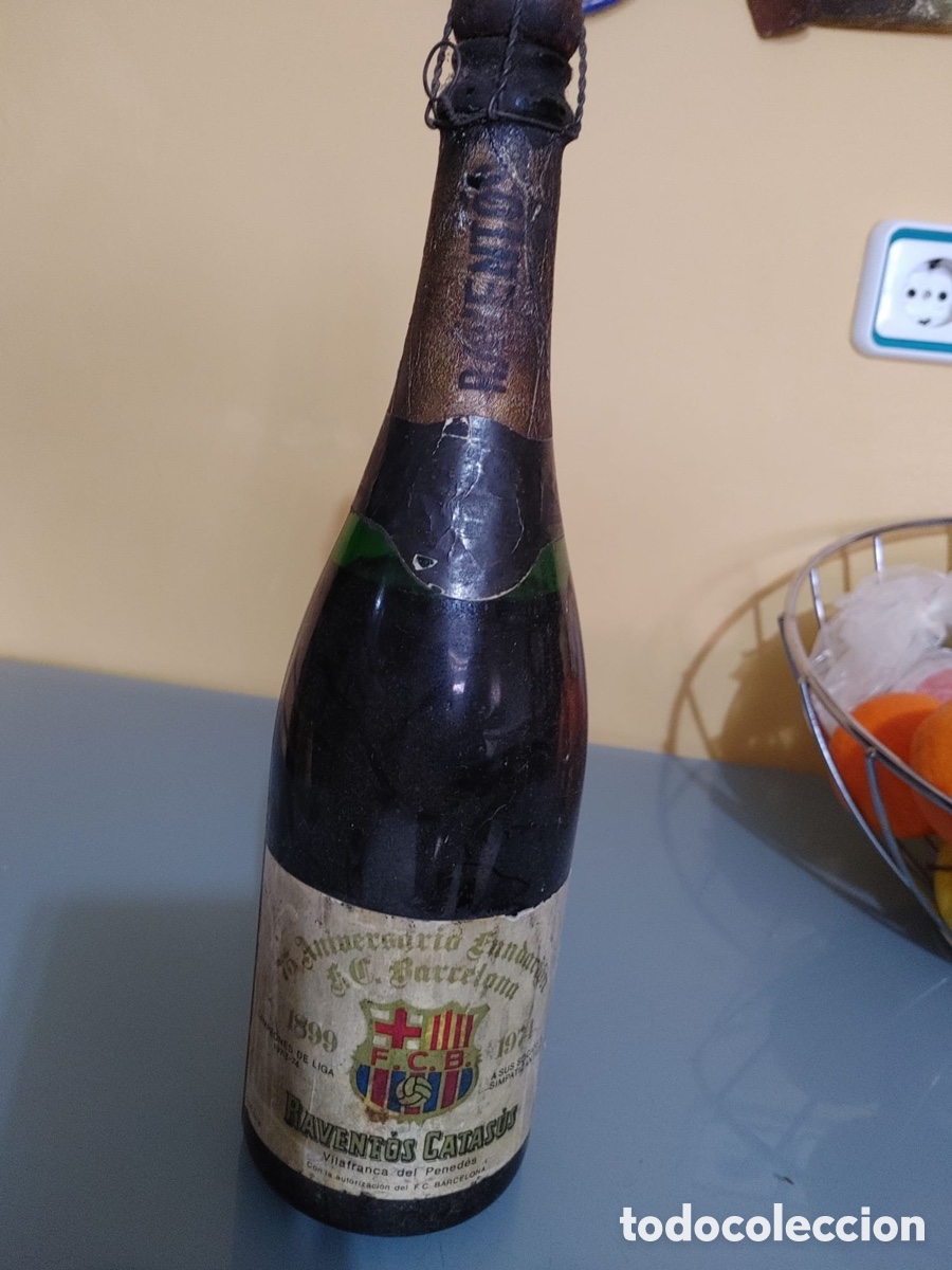 Antig&uuml;edades: Botella Cava Bar&ccedil;a coleccionista - Foto 2
