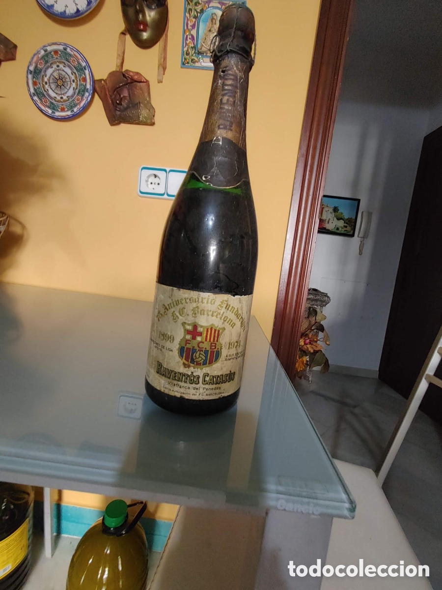 Antig&uuml;edades: Botella Cava Bar&ccedil;a coleccionista - Foto 1