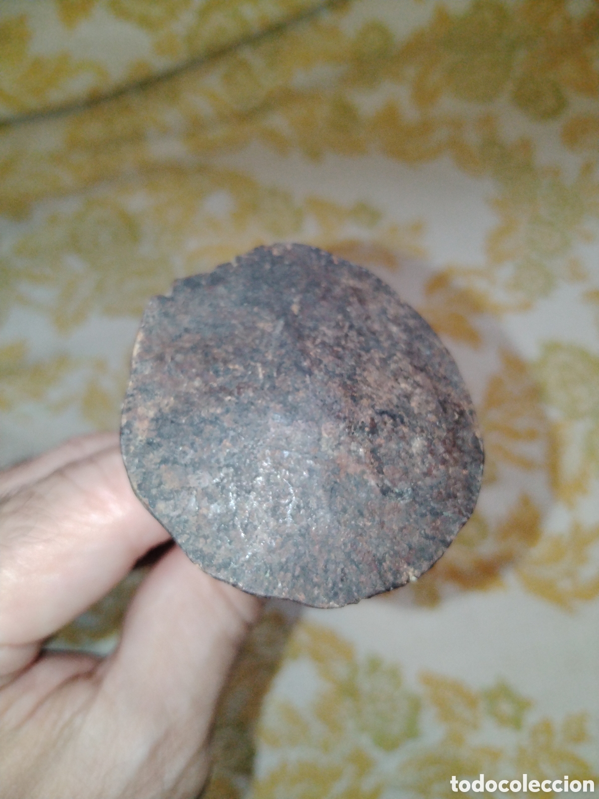 Antig&uuml;edades: Gran clavo de hierro forjado. 22 cms - Foto 5