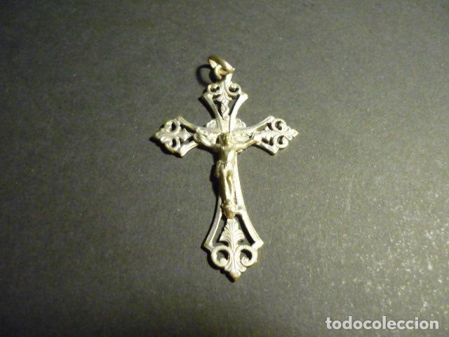 Antiguidades: ANTIGUO CRUCIFIJO EN PLATA 3 X 5 CM