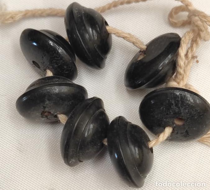 Antiques: JUEGO DE 7 CURIOSOS BOTONES BASTANTE ANTIGUOS
