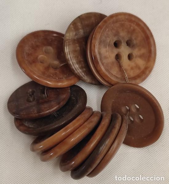 Antiquit&auml;ten: LOTE DE 12 BOTONES ANTIGUOS, 23 MM