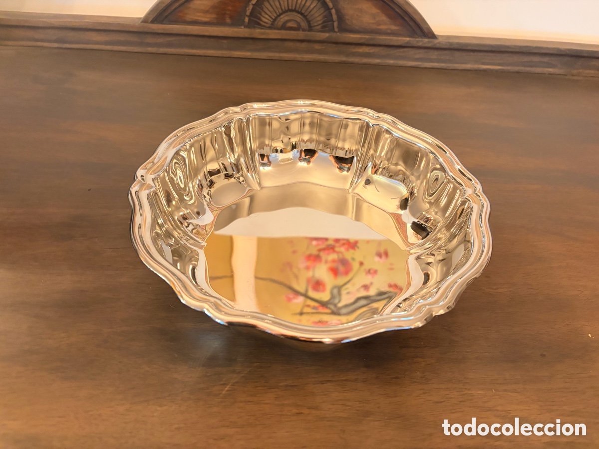 Antig&uuml;edades: Cuenco plateado a&ntilde;os 60 - Foto 2