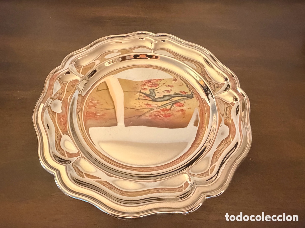 Antig&uuml;edades: Bandeja redonda a&ntilde;os 60 - Foto 2