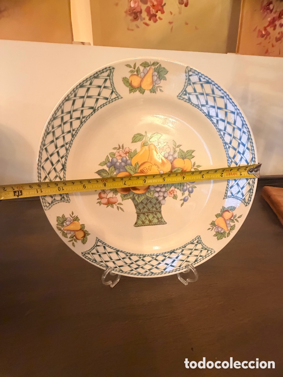 Antig&uuml;edades: Antiguo plato decorativo - Foto 3