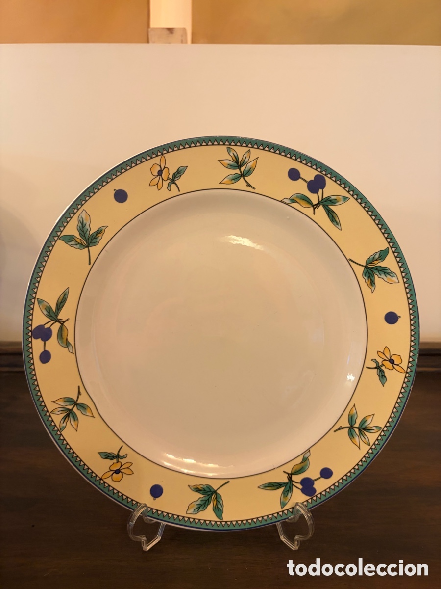 Antig&uuml;edades: Antiguo plato decorativo 29cm