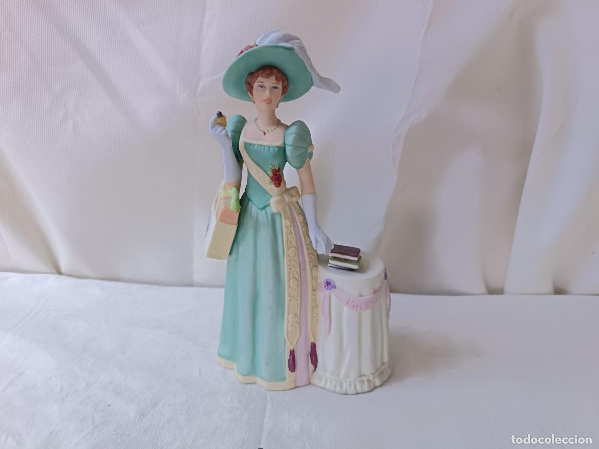 Oggetti Antichi: Figura de Porcelana de Avon, Sra. Albee, 2001, pintada a mano, M&eacute;xico, para mujeres triunfadoras